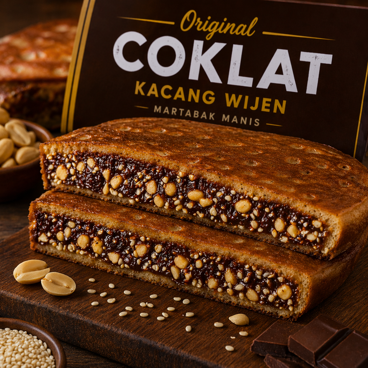 Original Coklat Kacang Wijen